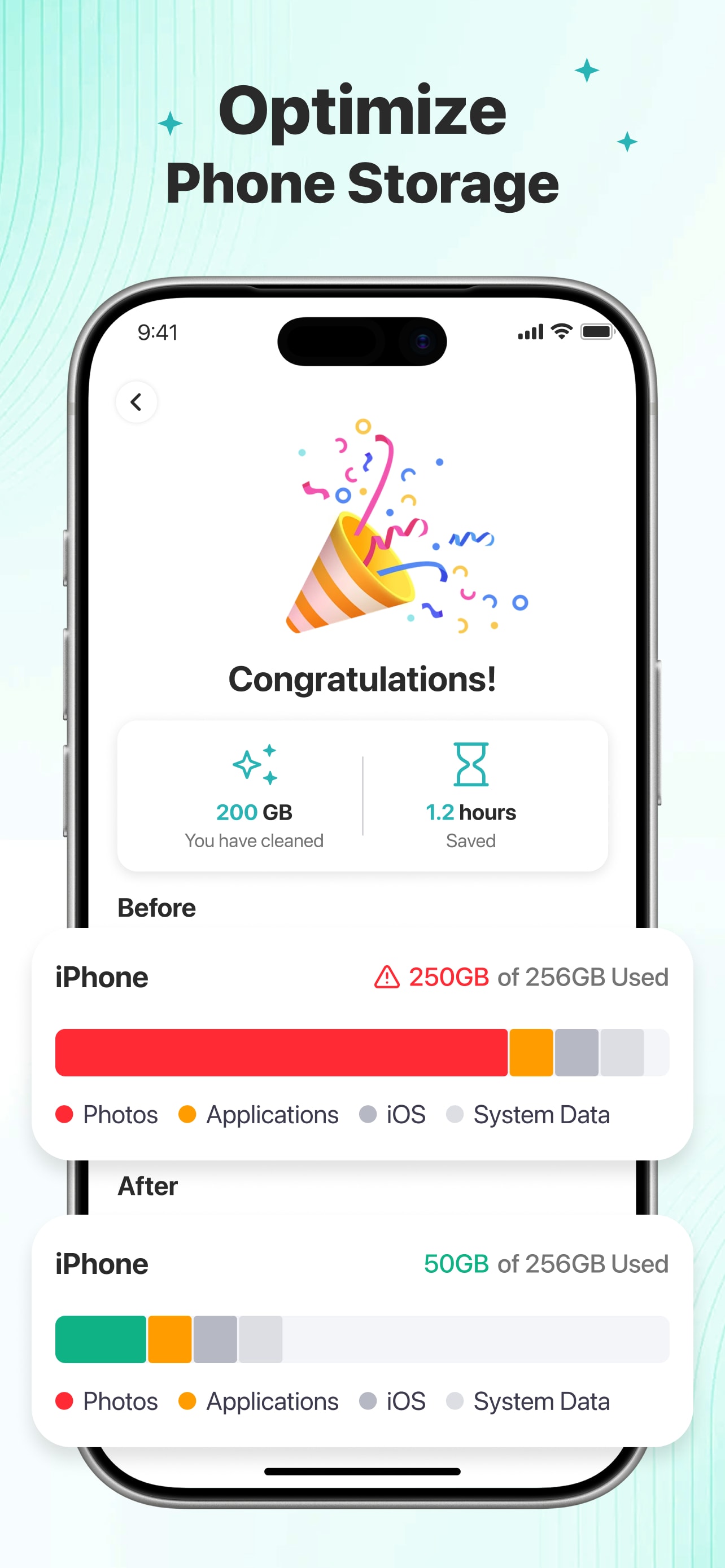 Optimize Phone Storage