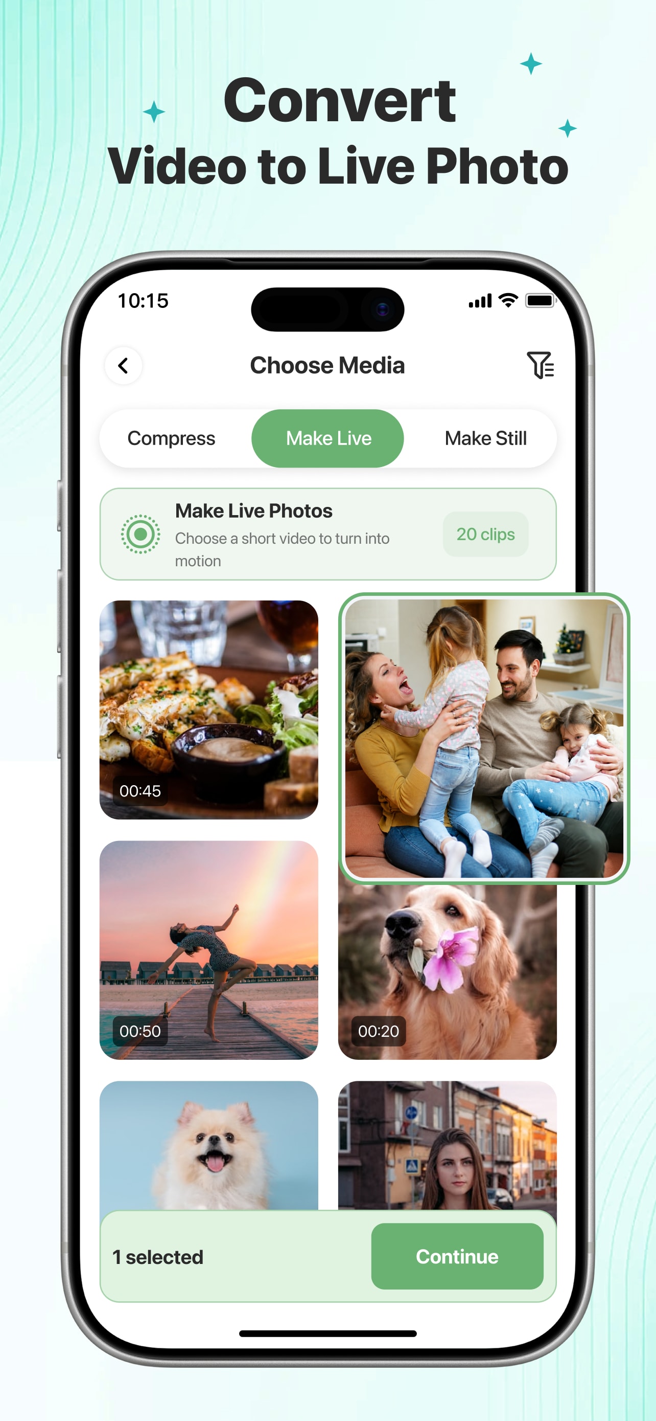 Convert Video to Live Photo